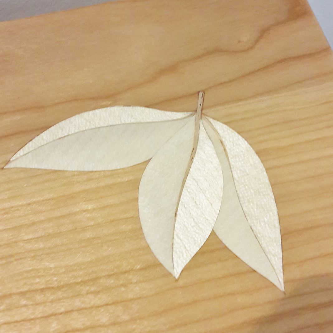 leaf inlay